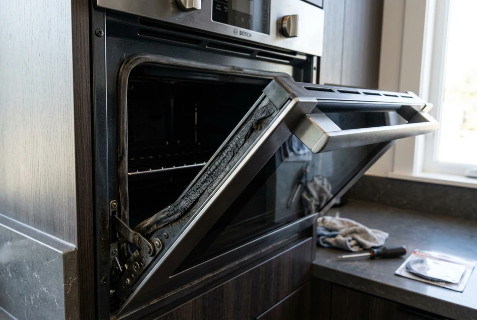 Oven door not closing or heat leaking