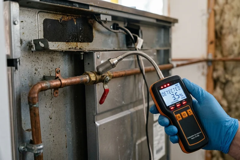 Gas smell or leak detection around stove